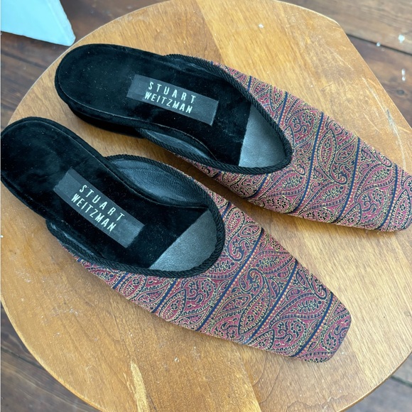 Salvatore Ferragamo Oriental Square Toe Mule - Picture 2 of 10